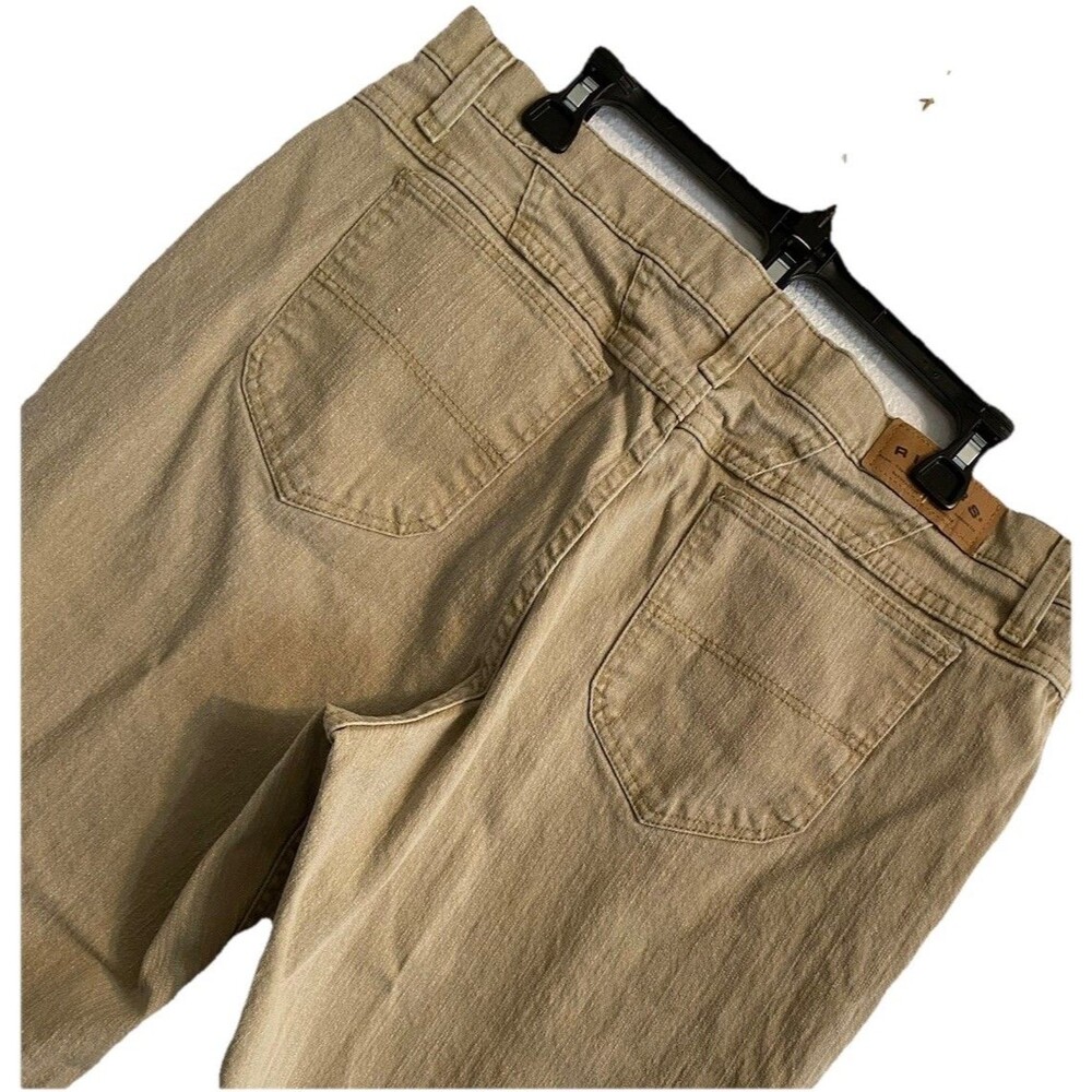 Vintage 90s Lee Riders Jeans Womens 16P Tan Relaxed Fit High Rise Mom B41